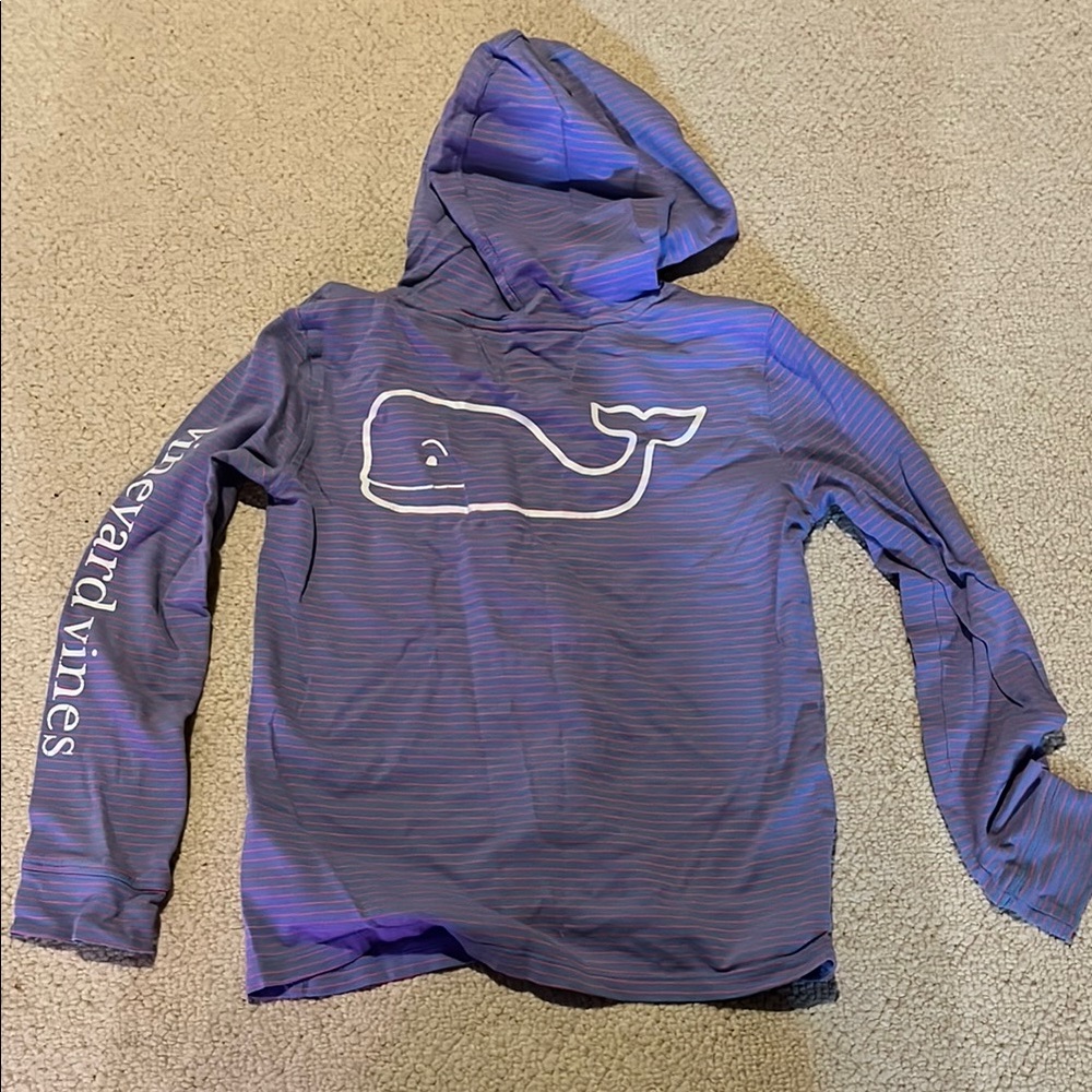 Vineyard Vines Purple Long Sleeve Kids Tee
